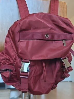lululemon athletica Burgundy Nylon Backpack
